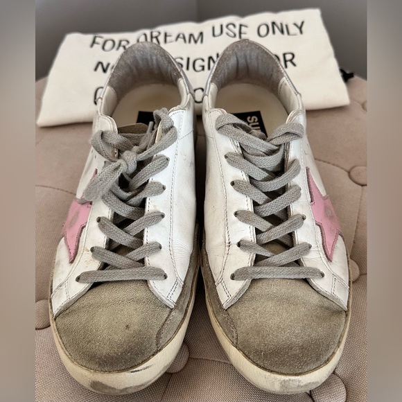 Authentic Golden Goose Superstar Leather & Suede Sneaker - Picture 1 of 13